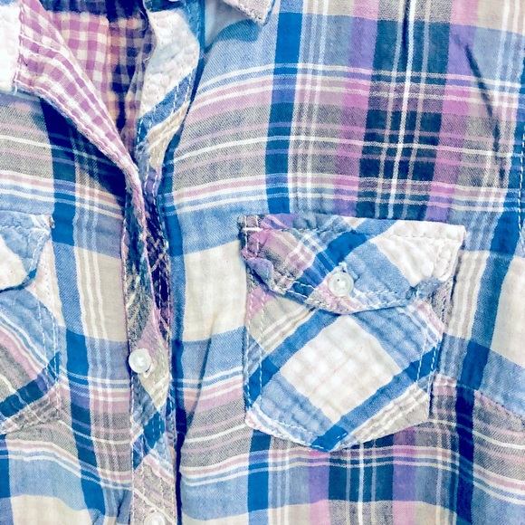 [H&M] Plaid Button-Down Shirt - Picture 3 of 7